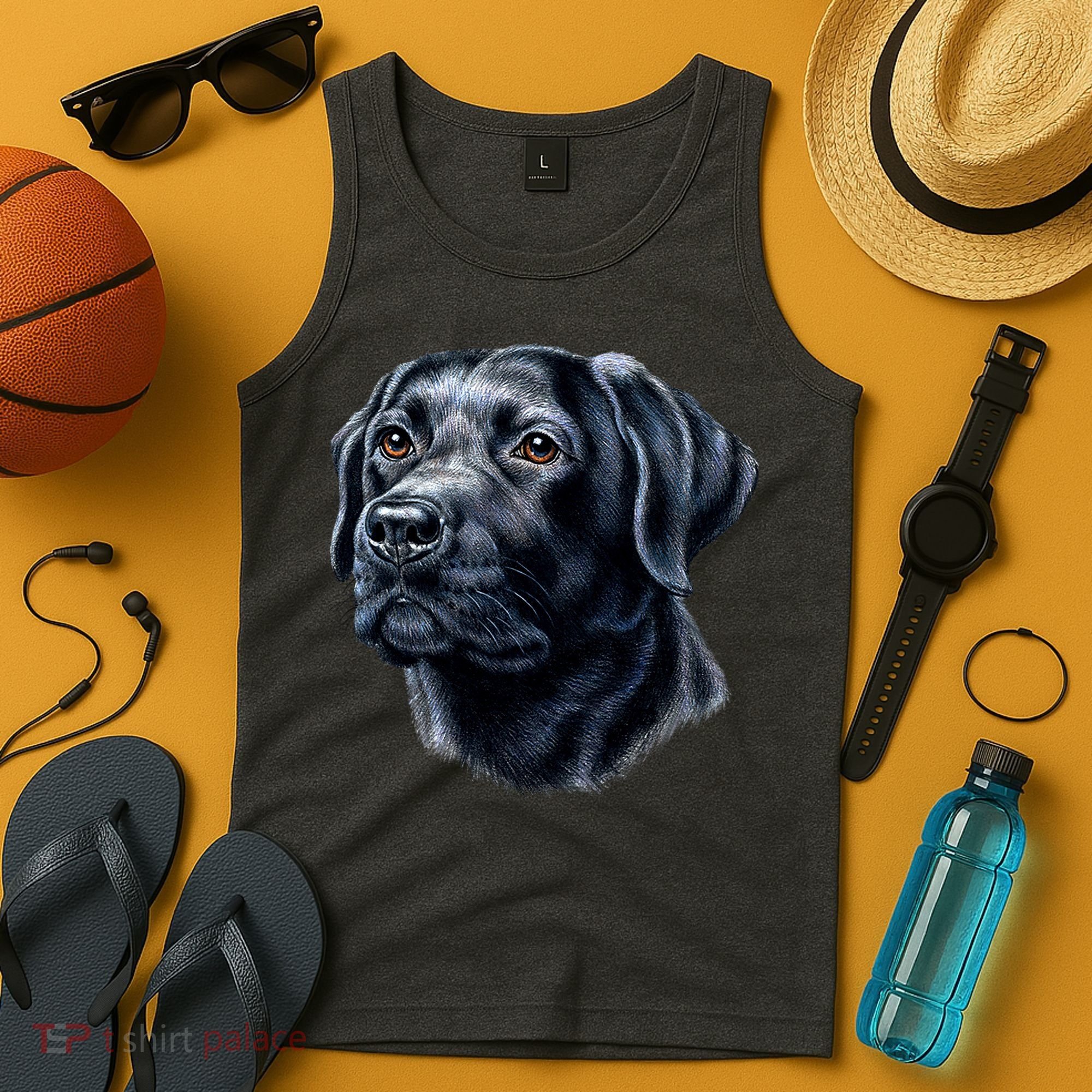 Black Lab Tank Top