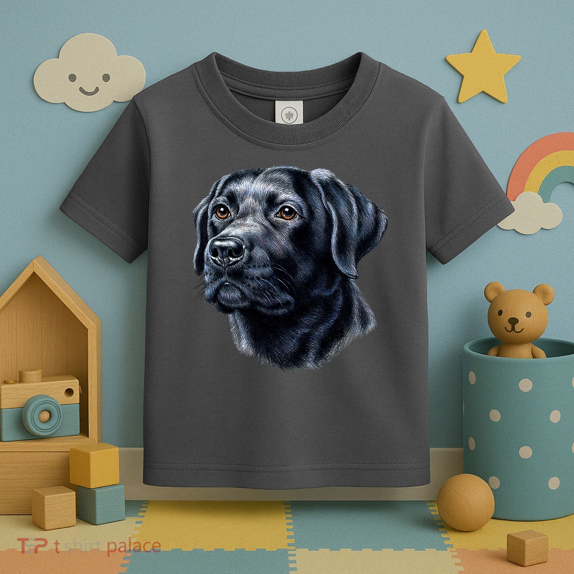 Black Lab Toddler T-Shirt