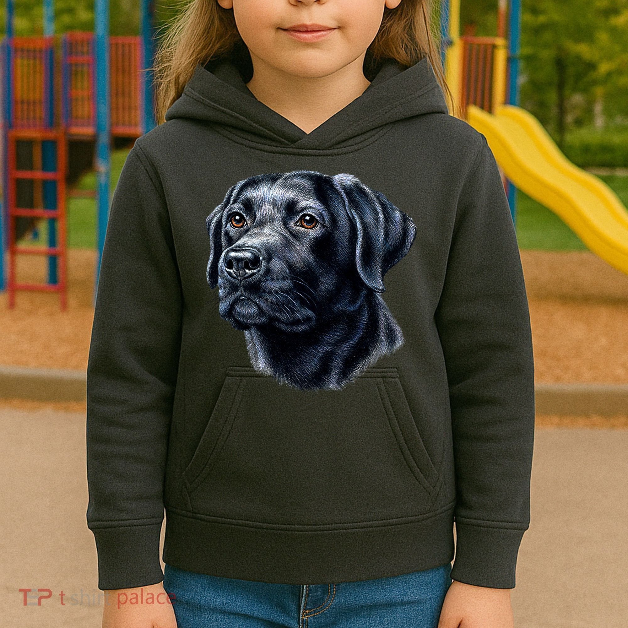 Black Lab Kids Hoodie