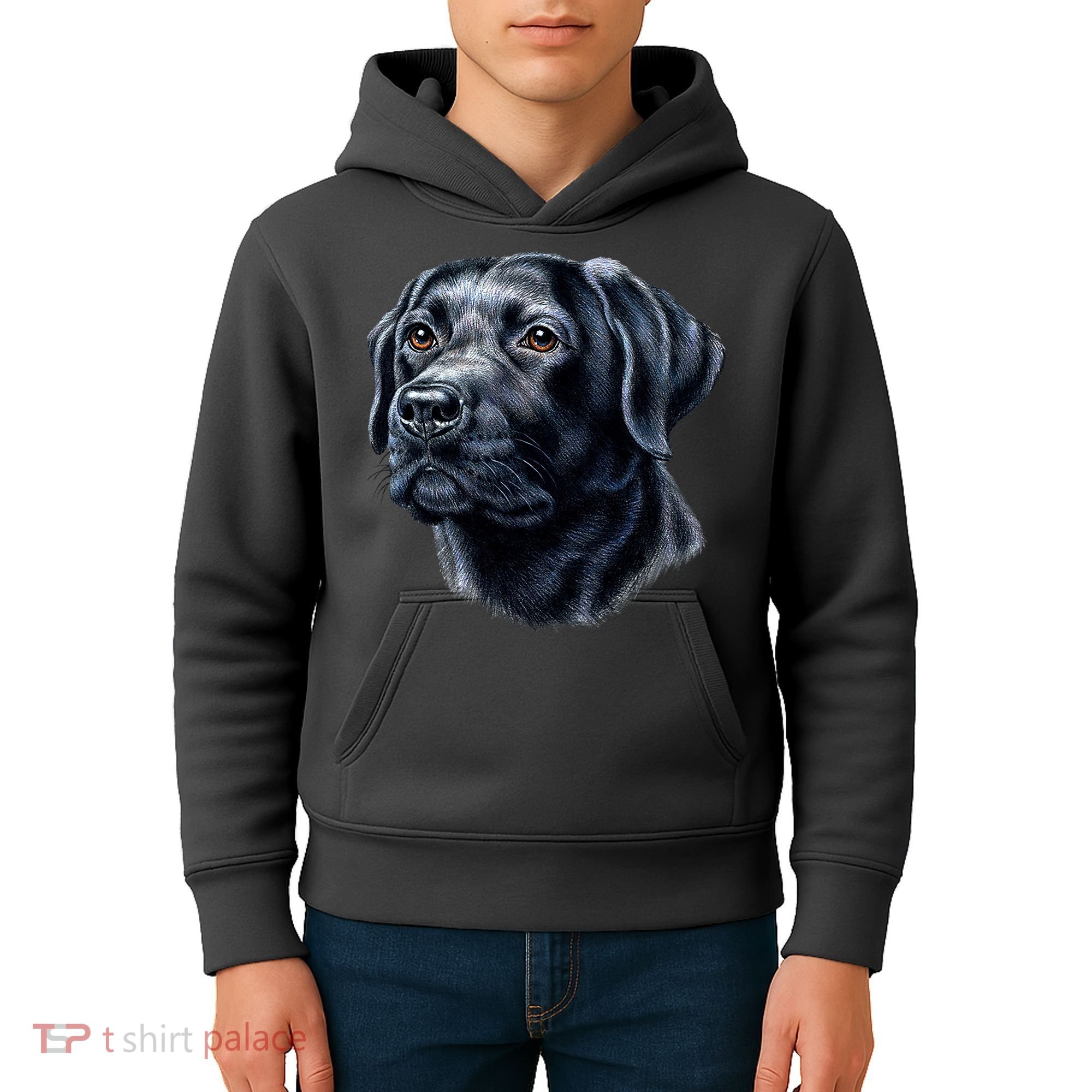 Black Lab Kids Hoodie