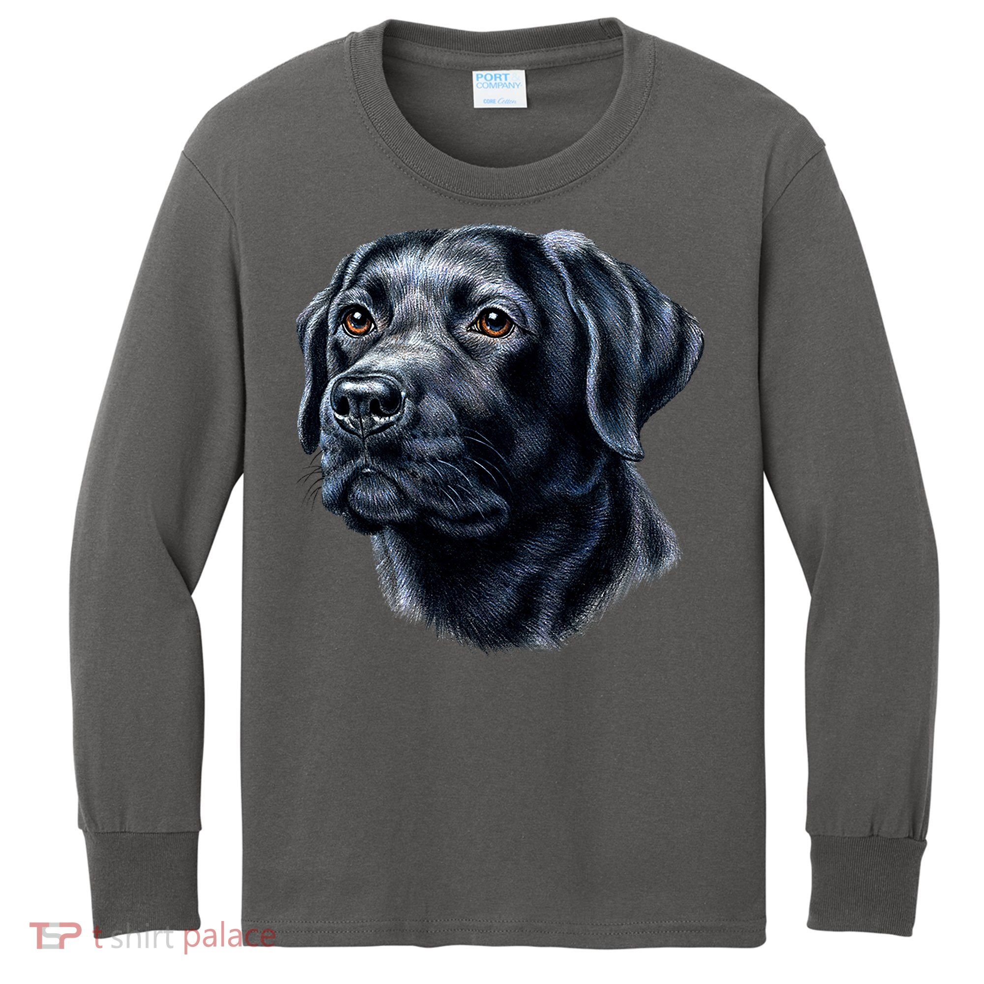Black Lab Kids Long Sleeve Shirt