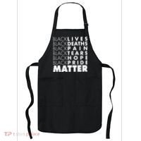 Black Lives Deaths Pain Tears Hope Pride Matter Apron thumb 0