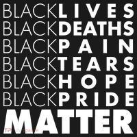 Black Lives Deaths Pain Tears Hope Pride Matter Bucket Hat thumb 4