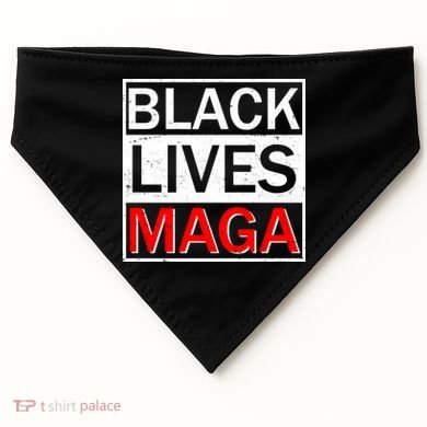Black Lives MAGA USA-Made Doggie Bandana