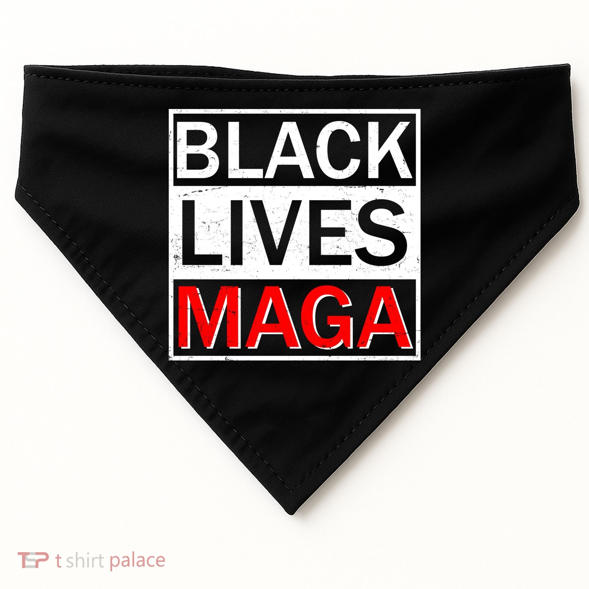 Black Lives MAGA USA-Made Doggie Bandana