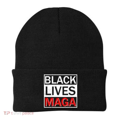 Black Lives MAGA Beanie