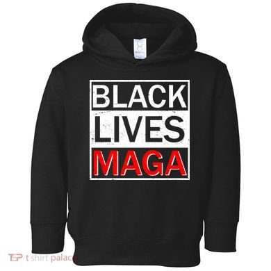 Black Lives MAGA Toddler Hoodie