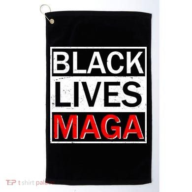 Black Lives MAGA Golf Towel