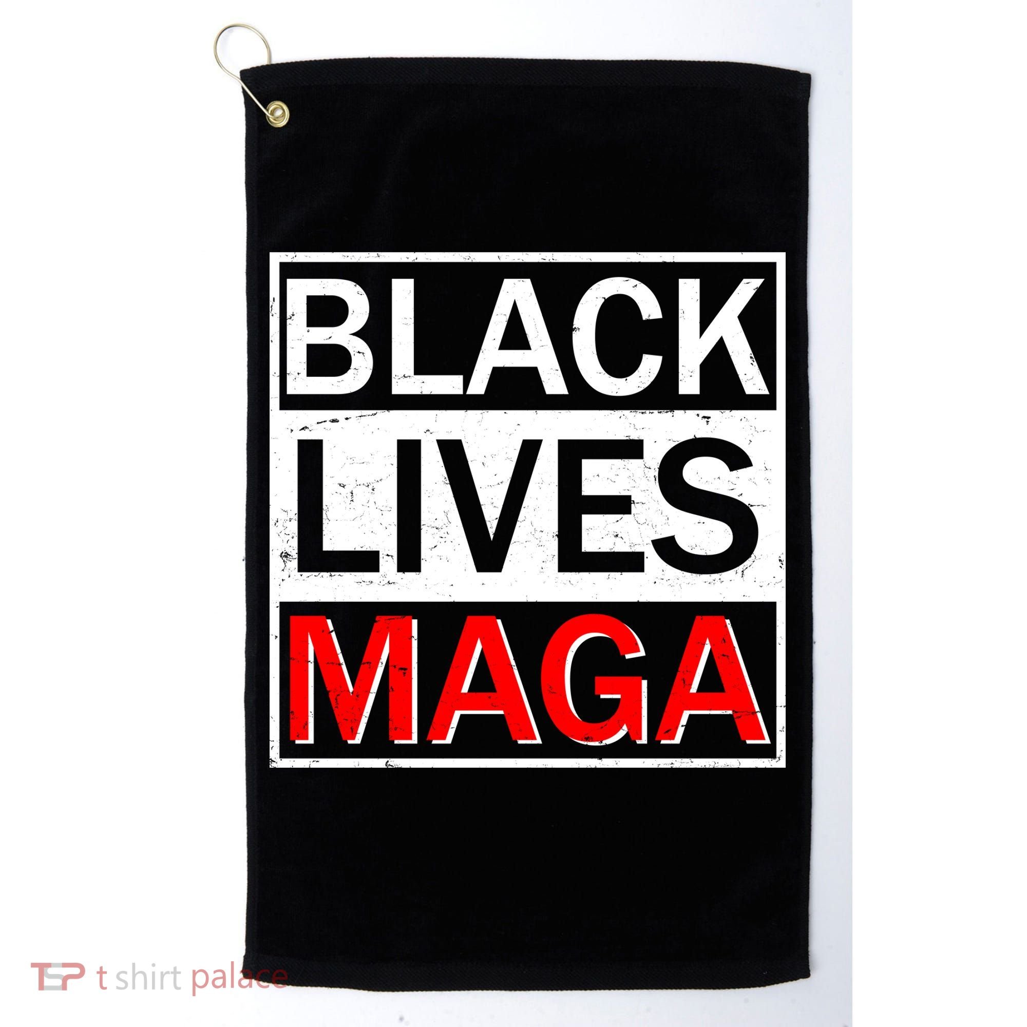 Black Lives MAGA Golf Towel