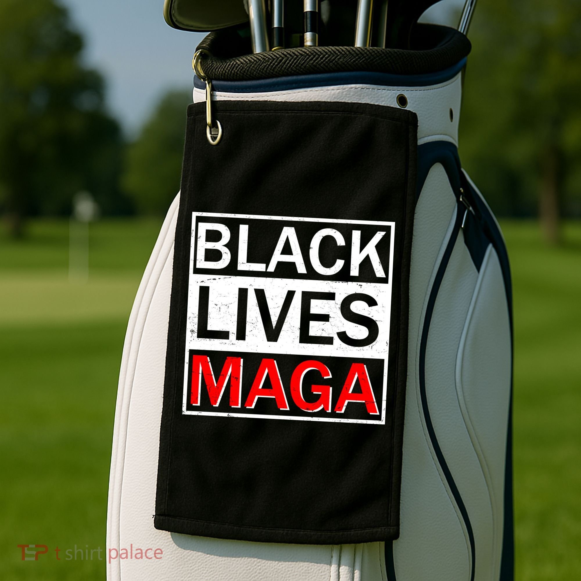 Black Lives MAGA Golf Towel