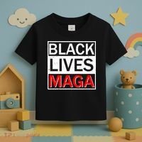 Black Lives MAGA Toddler T-Shirt thumb 3