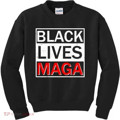 Black Lives MAGA Kids Sweatshirt