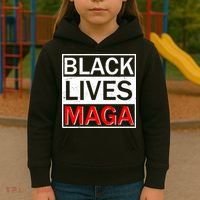 Black Lives MAGA Kids Hoodie thumb 3