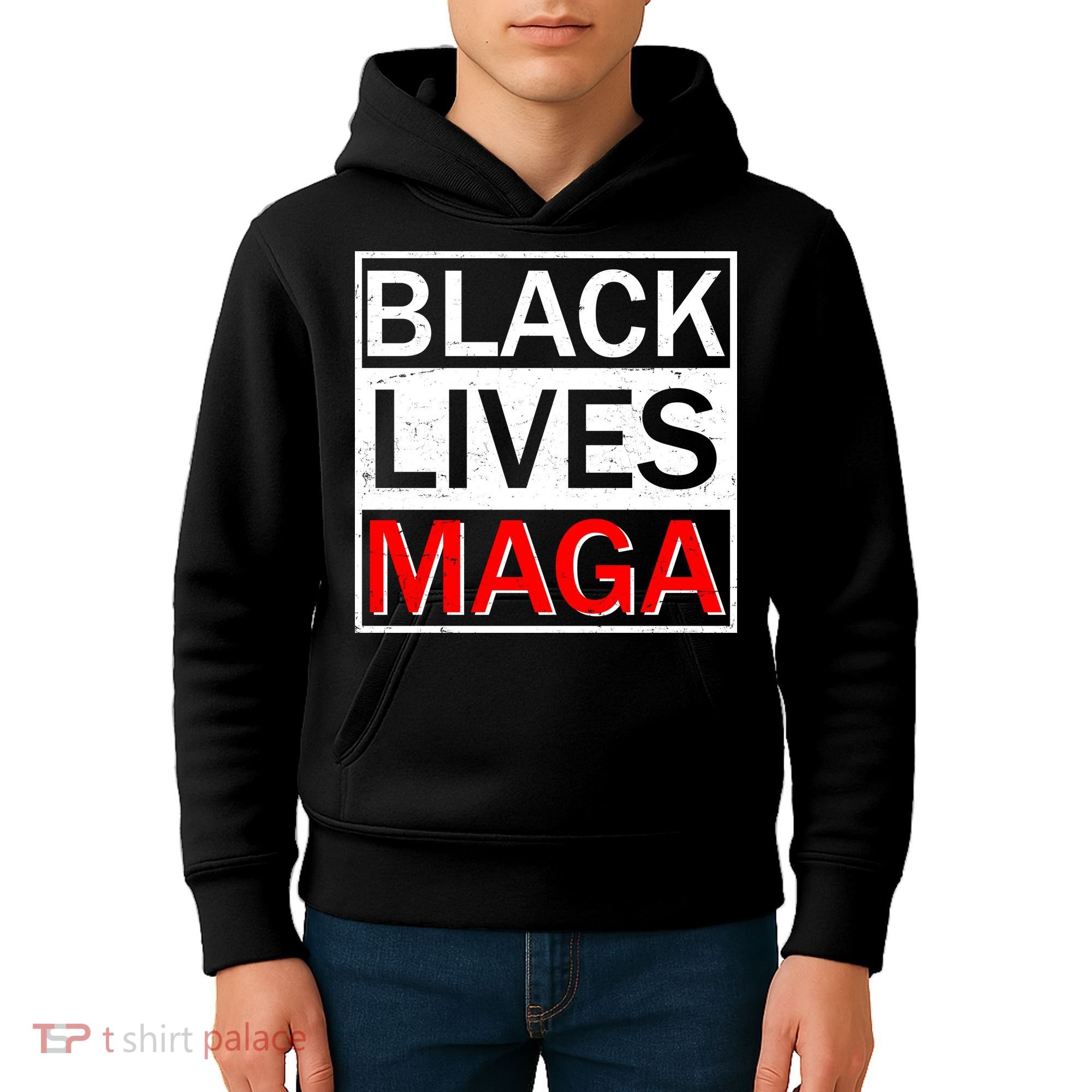 Black Lives MAGA Kids Hoodie