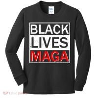 Black Lives MAGA Kids Long Sleeve Shirt thumb 0