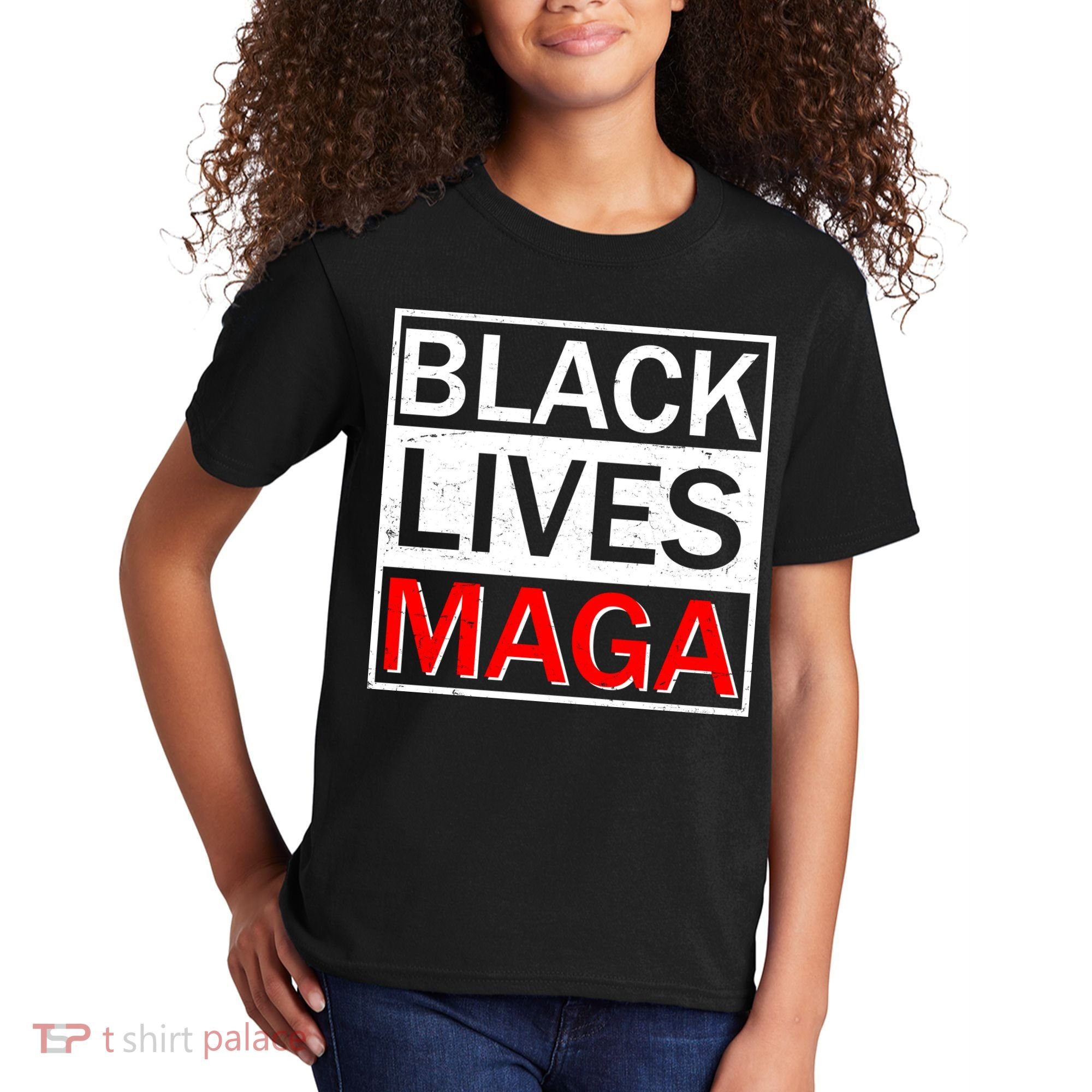 Black Lives MAGA Kids T-Shirt