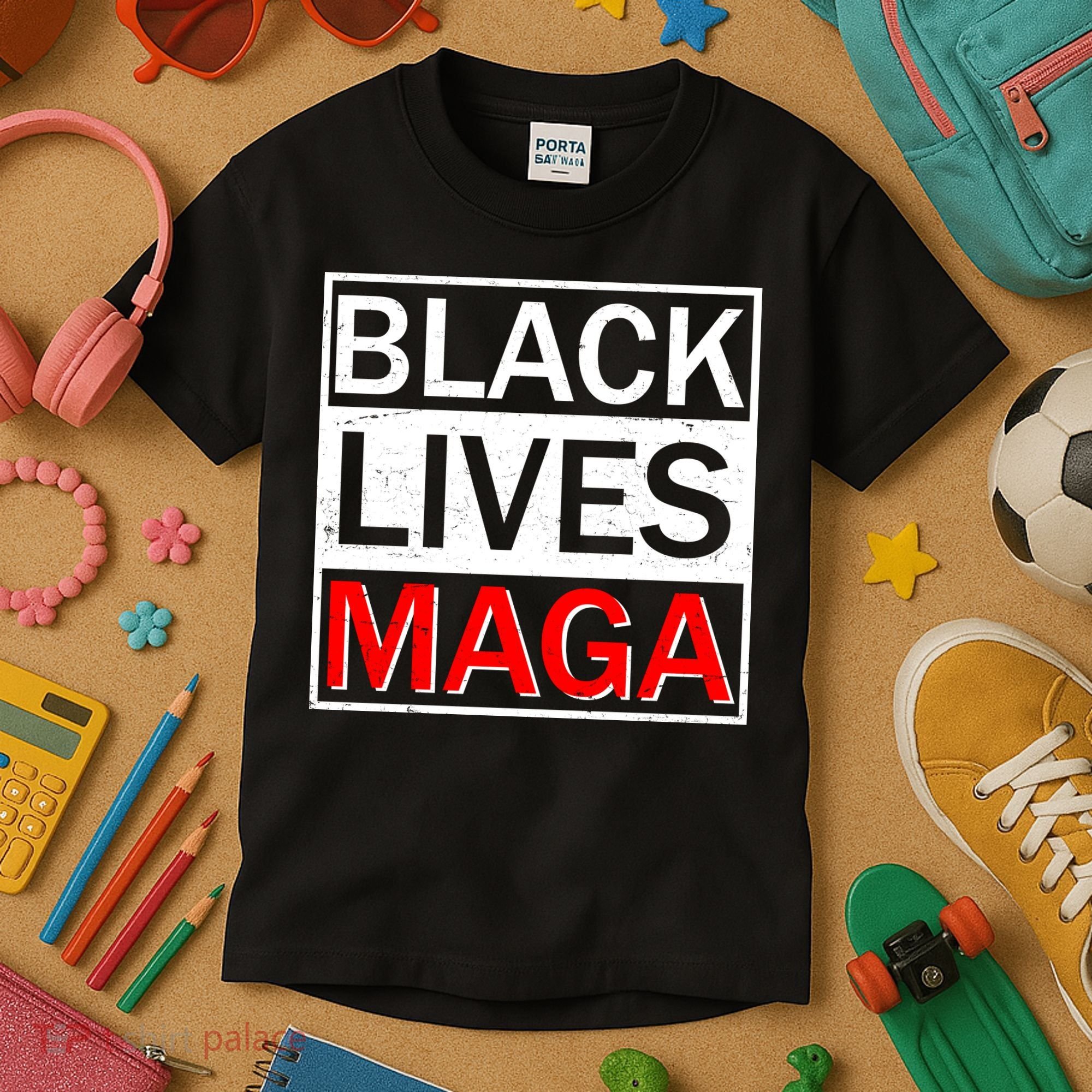 Black Lives MAGA Kids T-Shirt