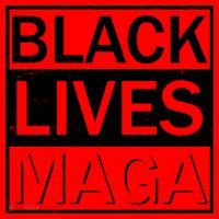 Black Lives MAGA Santa Hat thumb 1
