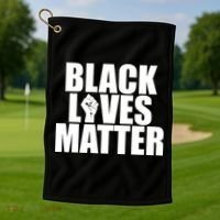 Black Lives Matter Golf Towel thumb 1