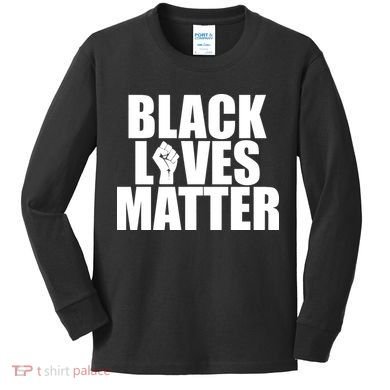 Black Lives Matter Kids Long Sleeve Shirt