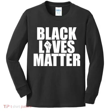Black Lives Matter Kids Long Sleeve Shirt