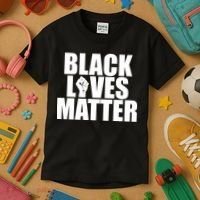 Black Lives Matter Kids T-Shirt thumb 3