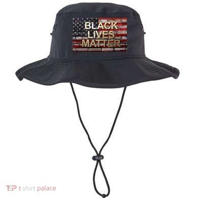 Black Lives Matter Abstract United States Flag Bucket Hat
