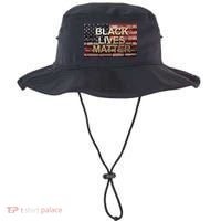 Black Lives Matter Abstract United States Flag Bucket Hat thumb 0