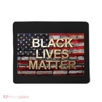 Black Lives Matter Abstract United States Flag Mousepad thumb 0