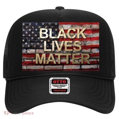 Black Lives Matter Abstract United States Flag Hat