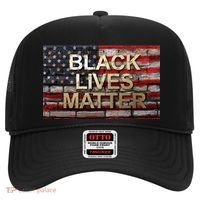 Black Lives Matter Abstract United States Flag Hat thumb 0