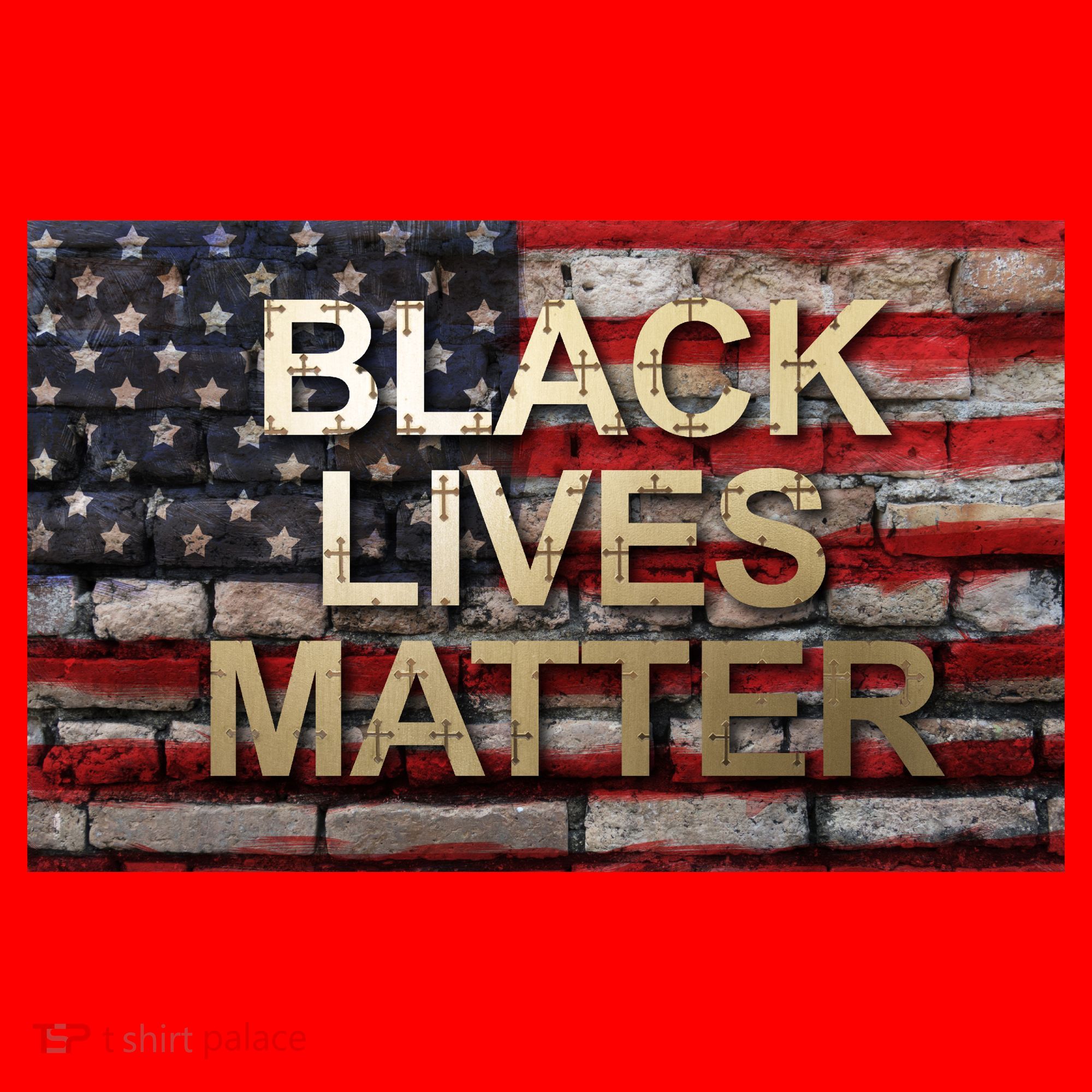 Black Lives Matter Abstract United States Flag Santa Hat