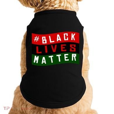 Black Lives Matter African American Flag Doggie Tank