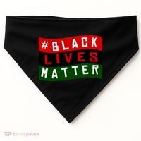 Black Lives Matter African American Flag USA-Made Doggie Bandana thumb 0