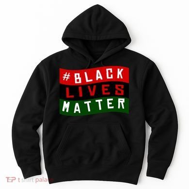 Black Lives Matter African American Flag Hoodie
