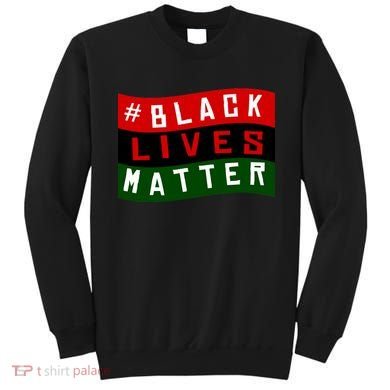 Black Lives Matter African American Flag Sweatshirt