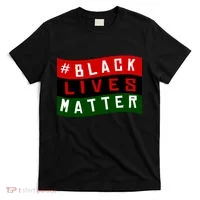 Black Lives Matter African American Flag T-Shirt thumb 0