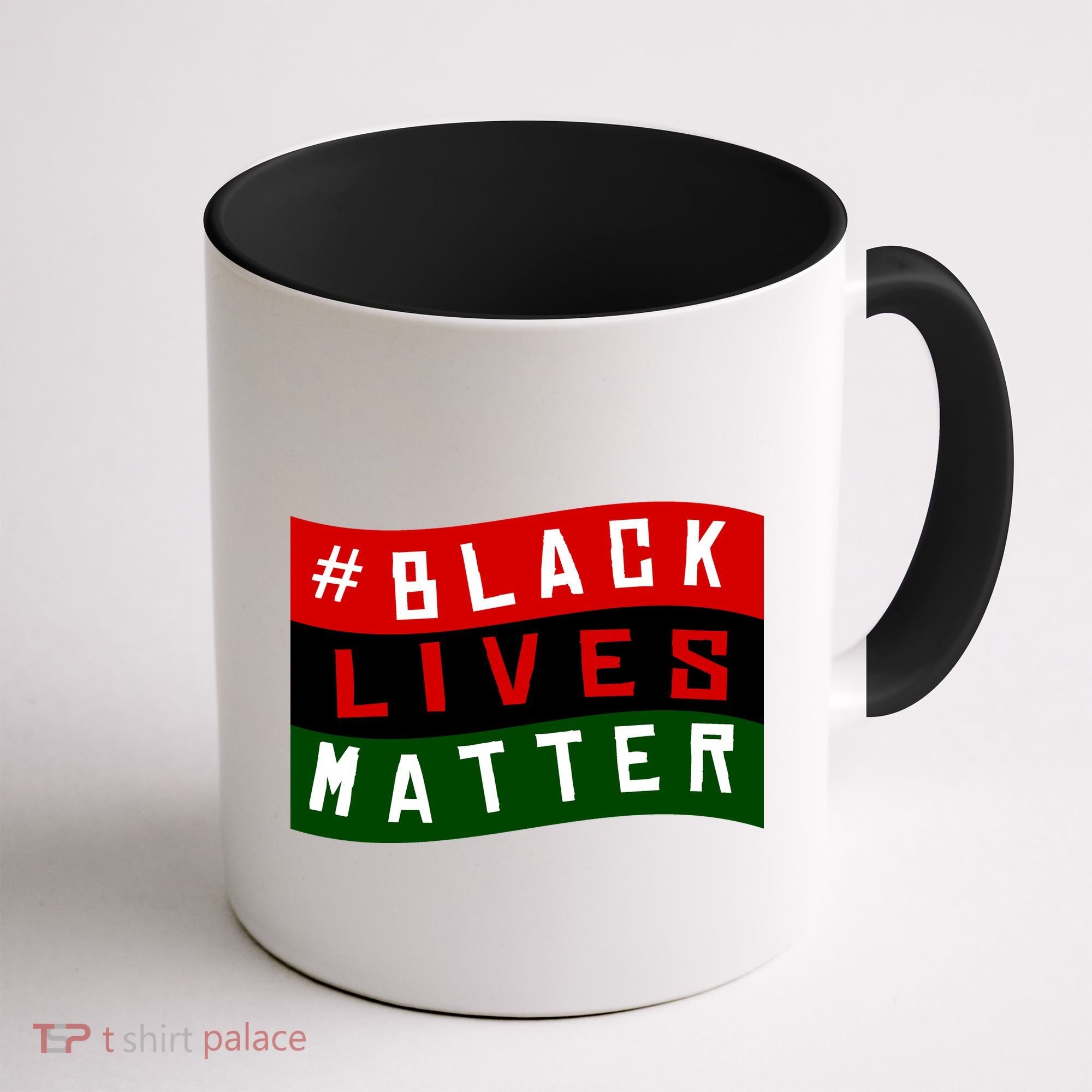 Black Lives Matter African American Flag Coffee Mug