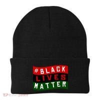 Black Lives Matter African American Flag Beanie thumb 0