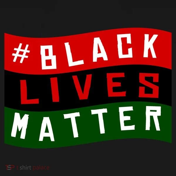 Black Lives Matter African American Flag Women's Hoodie