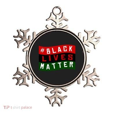 Black Lives Matter African American Flag Ornament