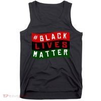 Black Lives Matter African American Flag Tank Top thumb 0