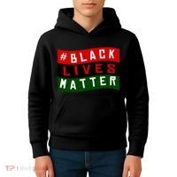 Black Lives Matter African American Flag Kids Hoodie thumb 4