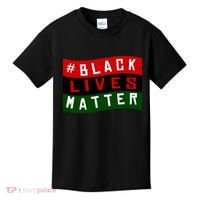 Black Lives Matter African American Flag Kids T-Shirt thumb 0