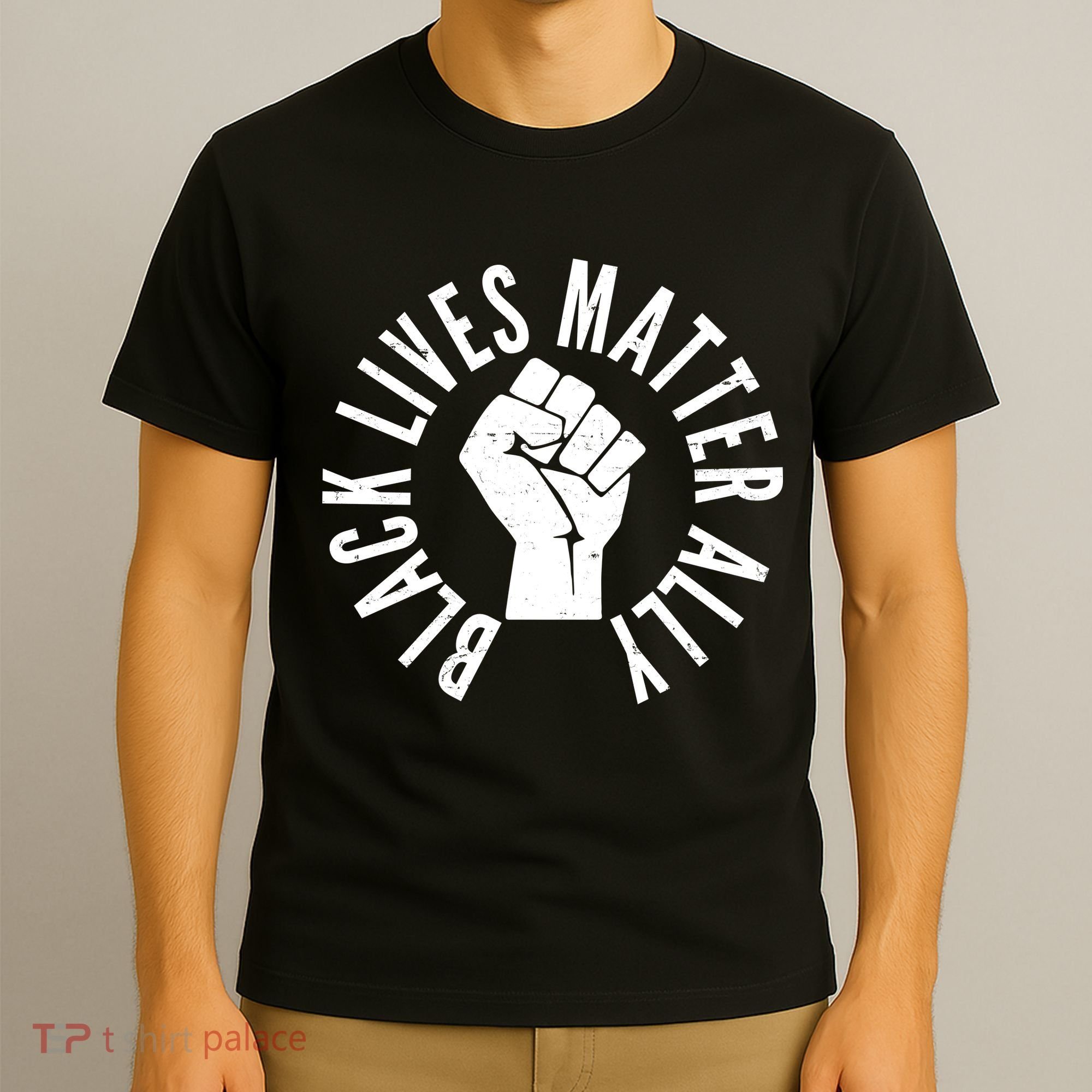 Black Lives Matter Ally Protest Fist T-Shirt