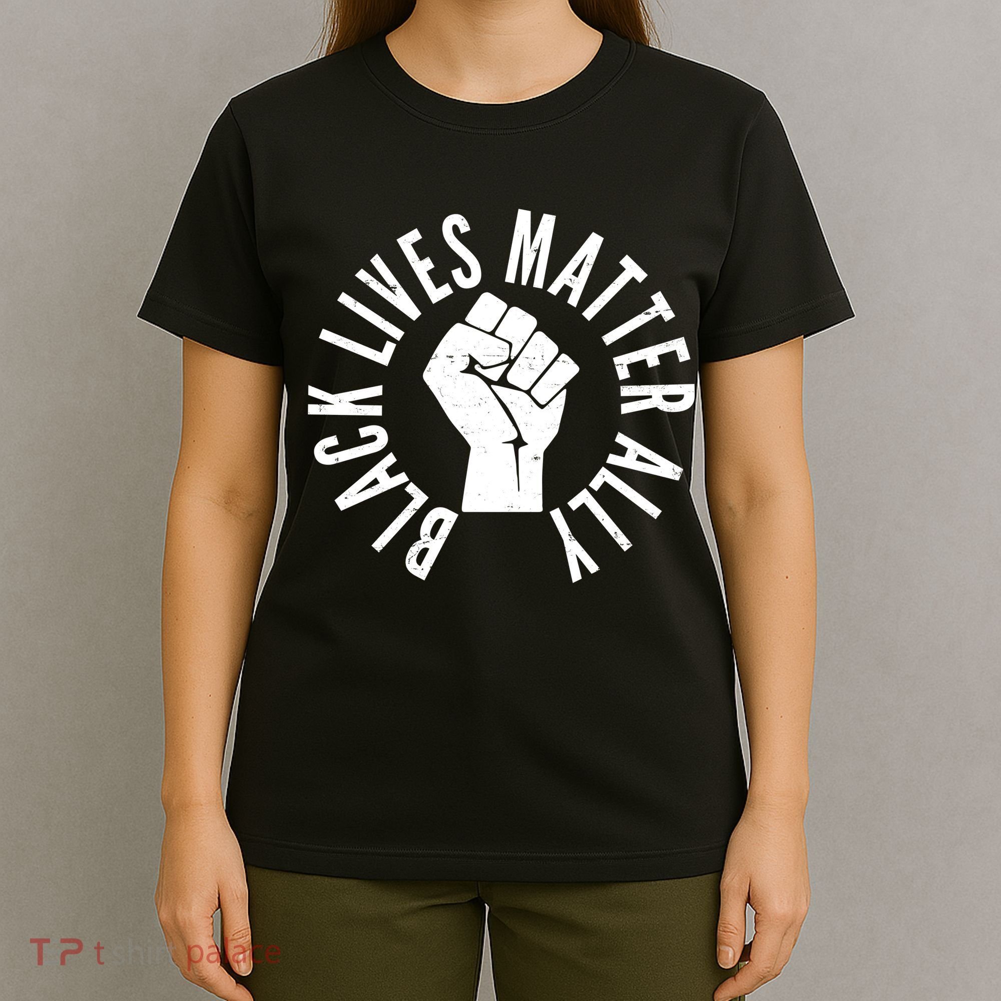 Black Lives Matter Ally Protest Fist T-Shirt