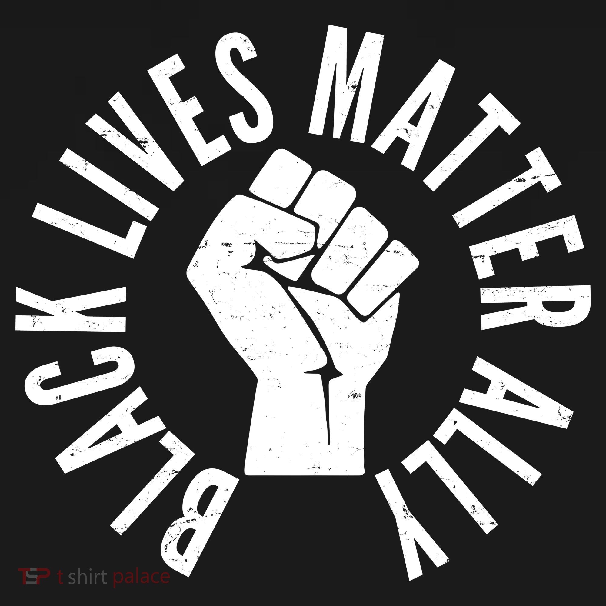 Black Lives Matter Ally Protest Fist Button