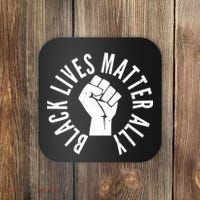 Black Lives Matter Ally Protest Fist Coaster thumb 0