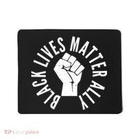 Black Lives Matter Ally Protest Fist Mousepad thumb 0