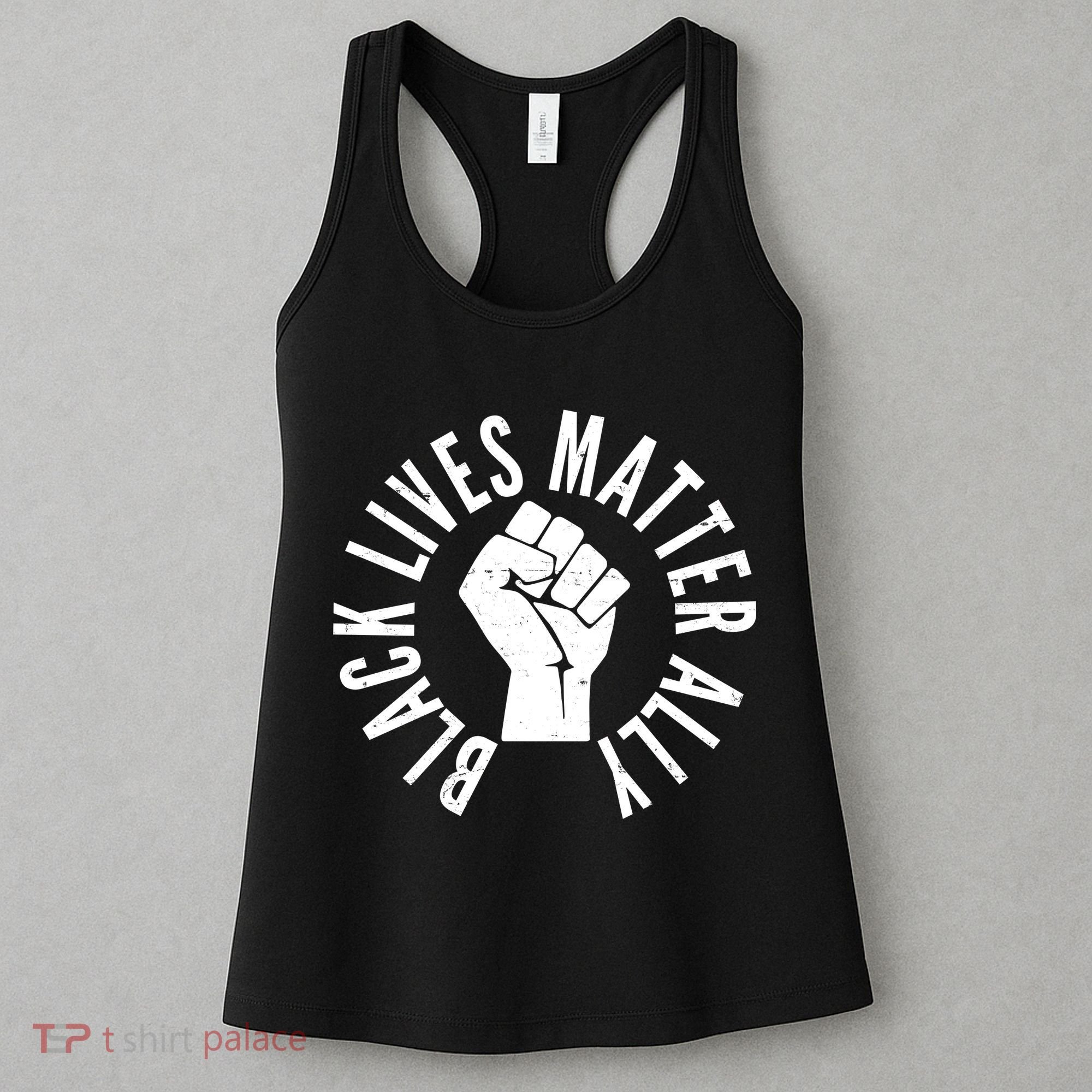 Black Lives Matter Ally Protest Fist Women's Tank Top